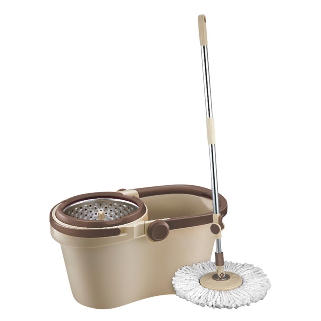 Bộ Cây Lau Nhà Xoay Tay Compact Spin Mop Lock&Lock ETM466