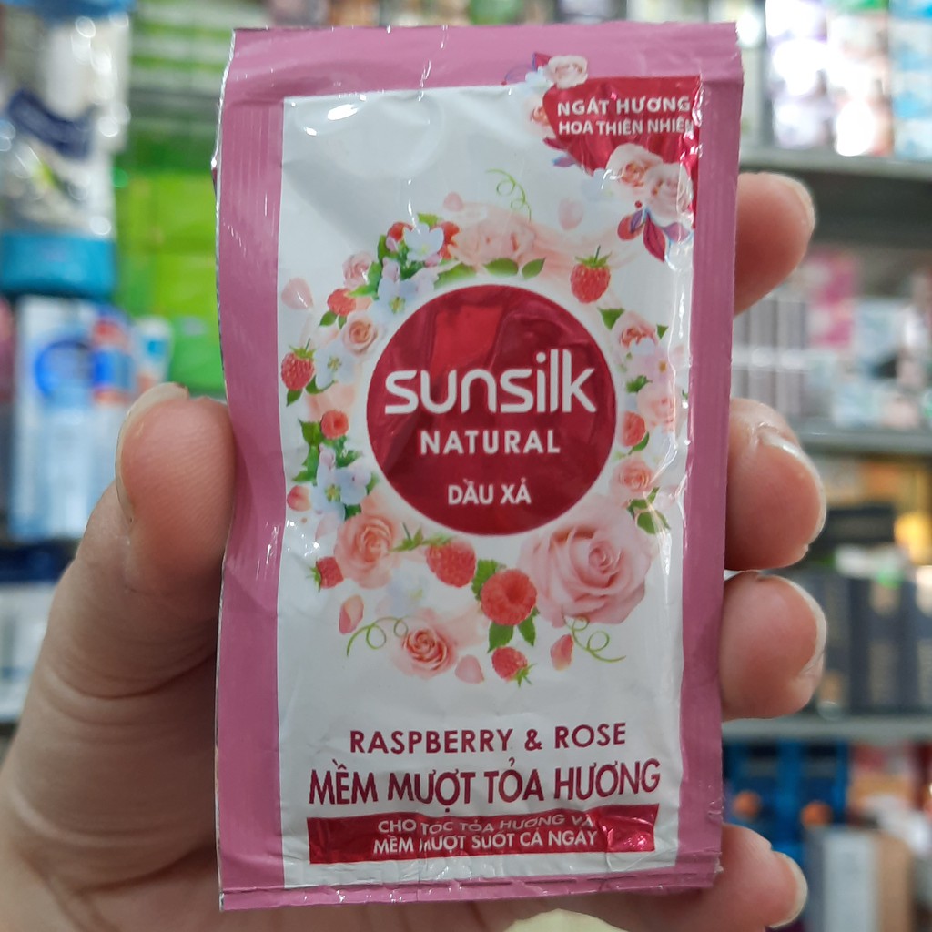 1 dây dầu xả Sunsilk mềm mượt toả hương 6g/1 gói