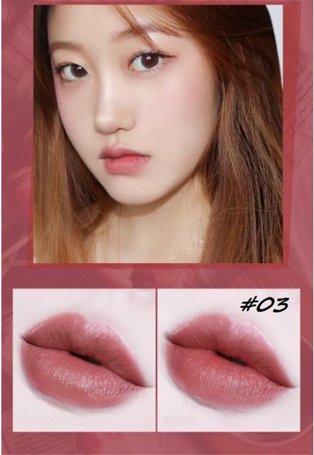 Son Sáp Hojo Velvet Bodacious Lip Pencil Hàng Nội Địa Trung