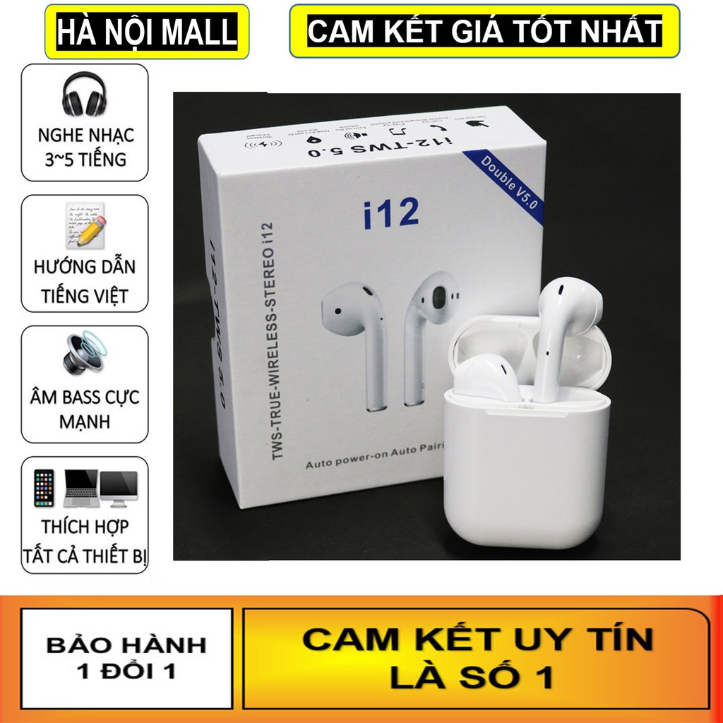 Tai Nghe Bluetooth i7S/i11TWS/i12TWS (Giá Cực Tốt)