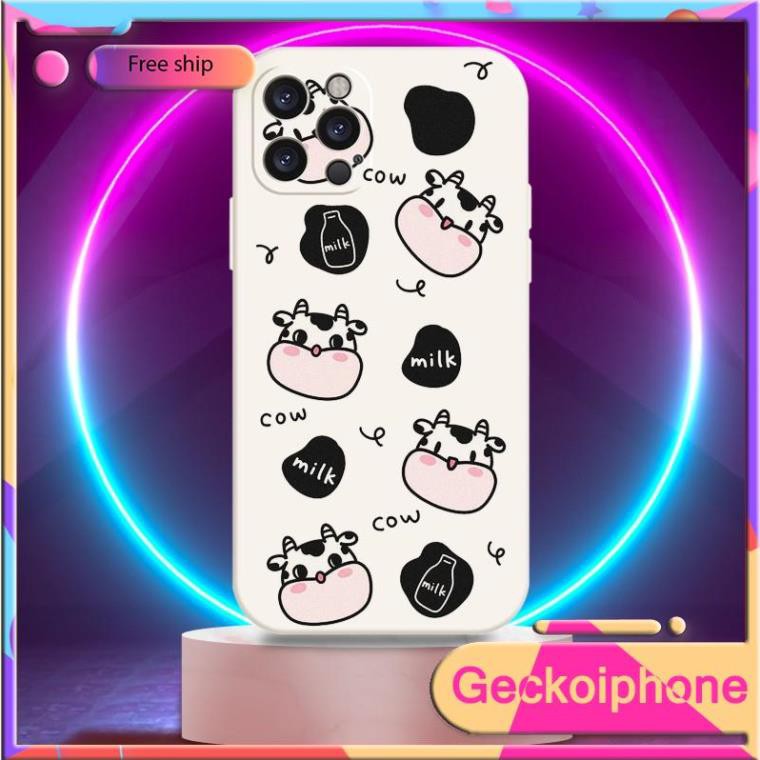 ốp lưng iphone  Từ 6 đến 12 promax Cow Cow  geckoD45