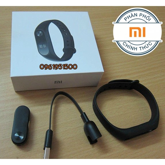 Vòng đeo tay Miband 2 Digiworld phân phối chính thức tại Việt Nam bảo hành 12 tháng