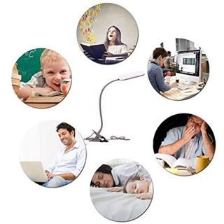 Đèn Đọc Sách Kẹp Bàn 3 Màu 11 Cấp Độ 5w