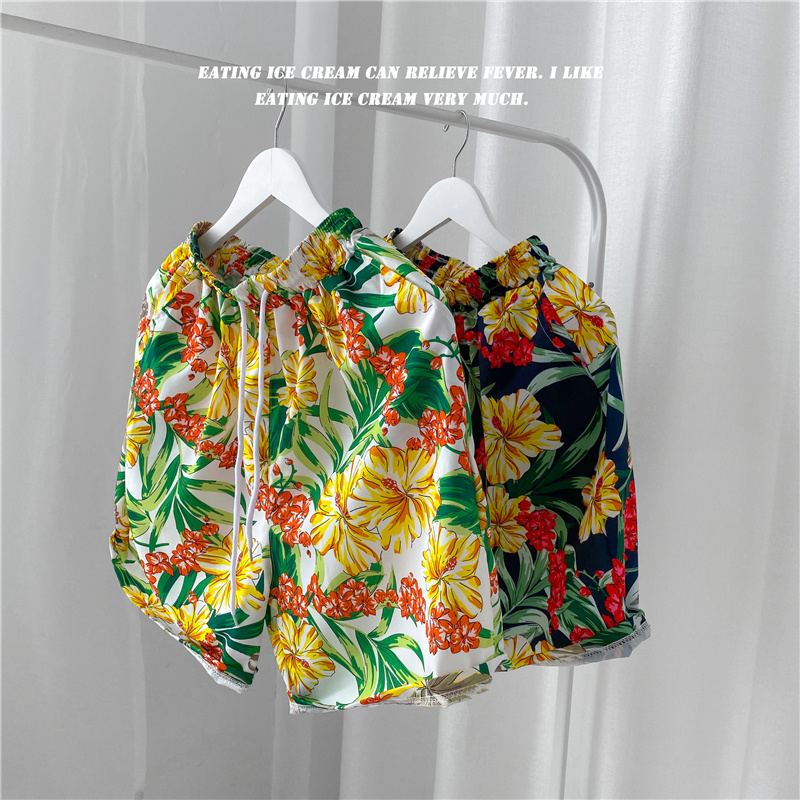 Quần Short Nam Đi Biển Phong Cách Hawaii