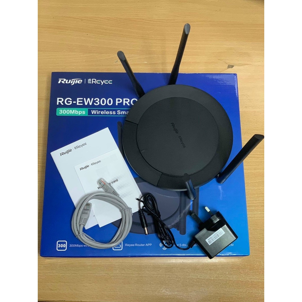 Bộ phát wifi Ruijie 4 râu RG-EW300 Pro, chính hãng