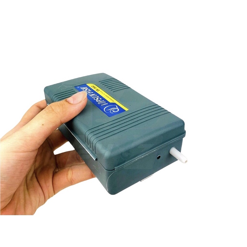 [TẶNG DÂY + SỦI] VIPSUN VS-960 | Máy Oxy 1 Vòi Chạy Bằng Pin Tiện Dụng Cho Hồ Cá Cảnh Thuỷ Sinh
