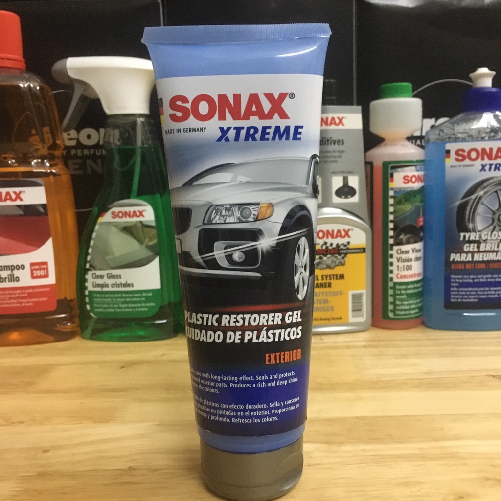 Dung Dịch Bảo Dưỡng Phục Hồi Nhựa Ngoài - Sonax Plastic Restore Gel 250ml