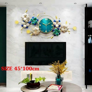 Đồng hồ treo tường,đồng hồ trang trí decor hoa mai