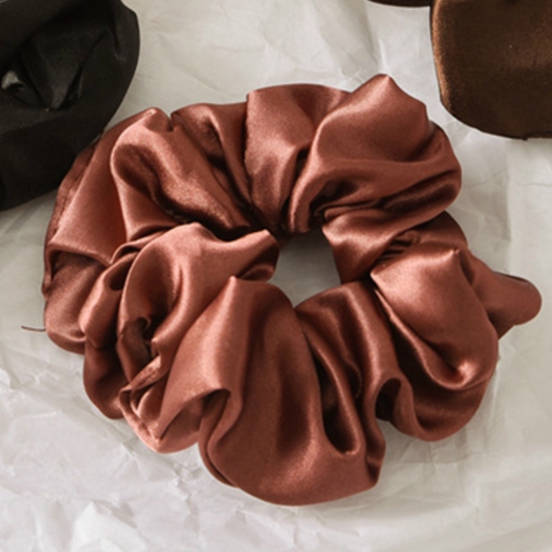 [Mã FASHIONCB232 hoàn tối đa 15K xu đơn 50K] Dây Buộc Tóc Màu Trơn Phong Cách Retro Cho Nữ | BigBuy360 - bigbuy360.vn