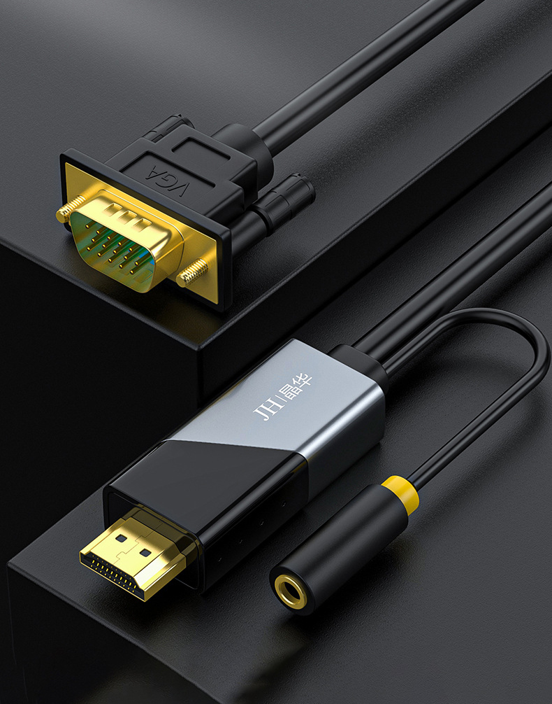 Cáp chuyển tín hiệu HDMI ra VGA có âm thanh dài - Jinghua z130