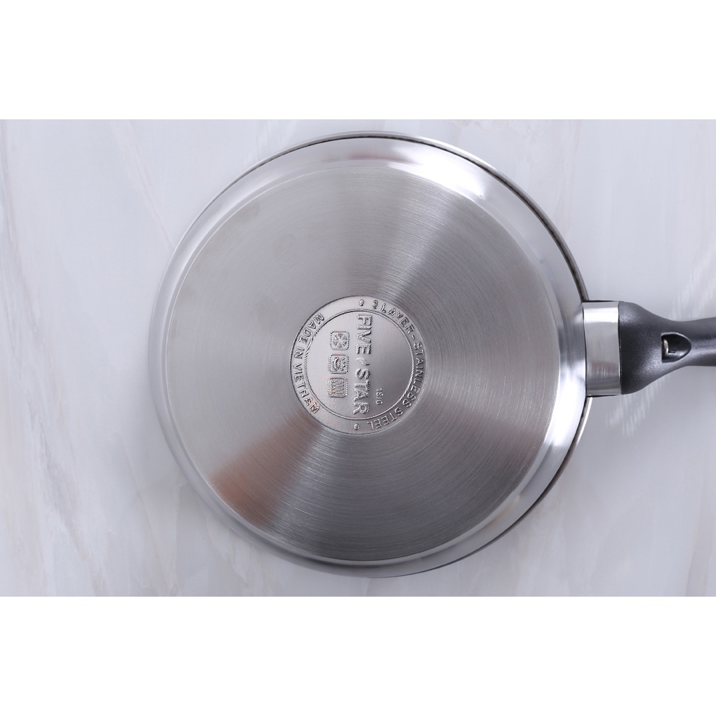 Chảo inox chống dính 3 đáy 22 cm Fivestar CKD22-3DI