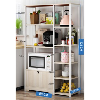Có sẵn tủ/ kệ lò vi sóng 4/5/6 tầng gỗ mdf cao cấp - kệ tủ bếp 4/5/6 tầng kèm tu - bảo hành 3 năm