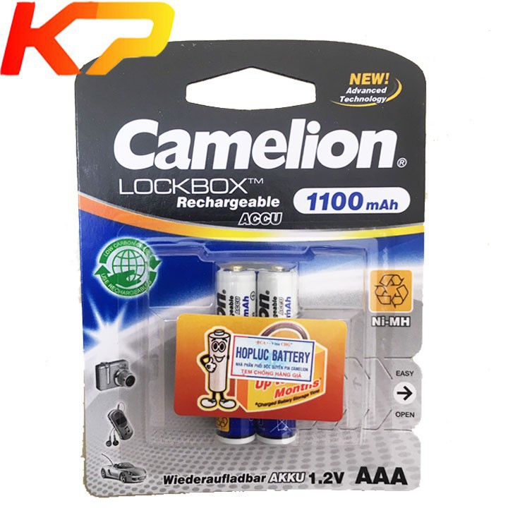 PIN SẠC AA, AAA CAMELION 2700MAH, 2500MAH, 1100MAH, 900MAH [Chíng Hãng Camelion]