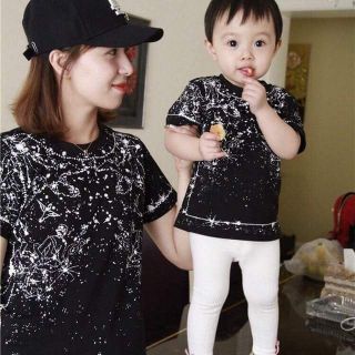 Áo thun gia đình 3D phong cách.