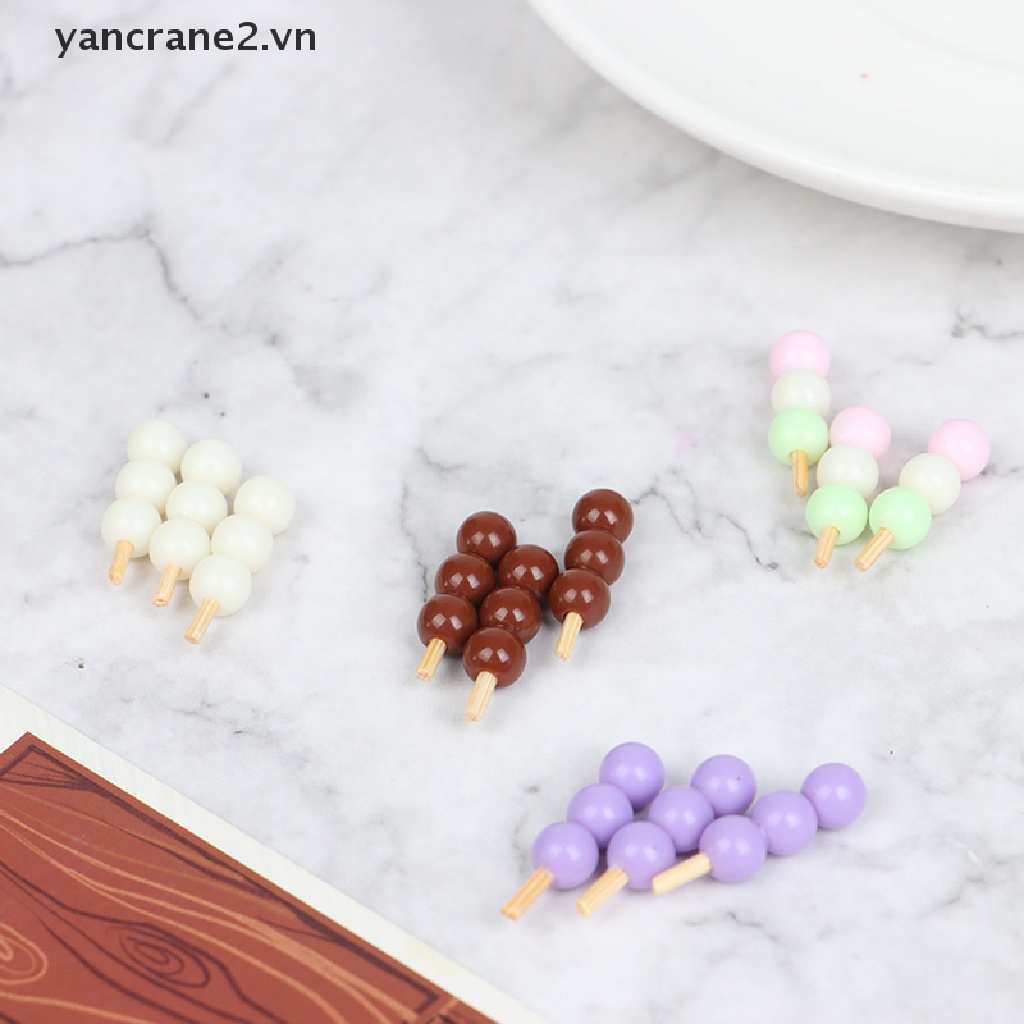 Set 3 Xiên Cơm / Bánh Mini Hình Cá Phong Cách Nhật Bản Dành Cho Nhà Búp Bê