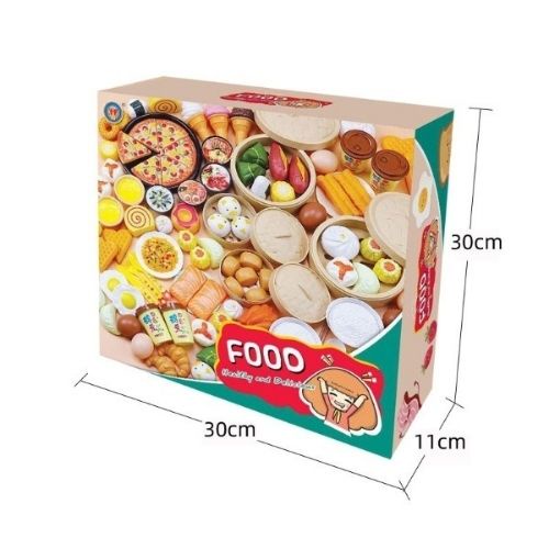 Đồ Chơi Nấu Ăn Nhà Bếp Cho Bé Loại 58 Chi Tiết, 82 Chi tiết có pizza, 88 Chi Tiết, Chất Liệu An Toàn