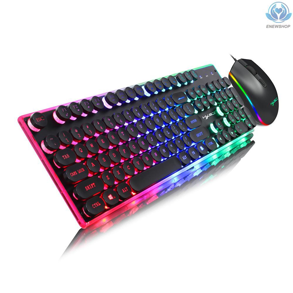 Bộ Bàn Phím Và Chuột Chơi Game Có Đèn Led Hxsj V300Y Cao Cấp