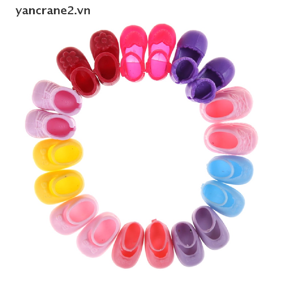 Bộ 5 Đôi Giày Thời Trang Cho Búp Bê Set 5 Đôi Giày Thời Trang Cho Búp Bê Set 5 Đôi Giày Thời Trang Cho Búp Bê