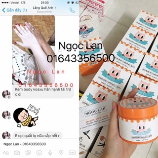 KEM DƯỠNG TRẮNG - MAKEUP BODY KOSXU