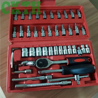 BỘ DỤNG CỤ MỞ BU LÔNG ỐC VÍT ĐA NĂNG 46 CHI TIẾT