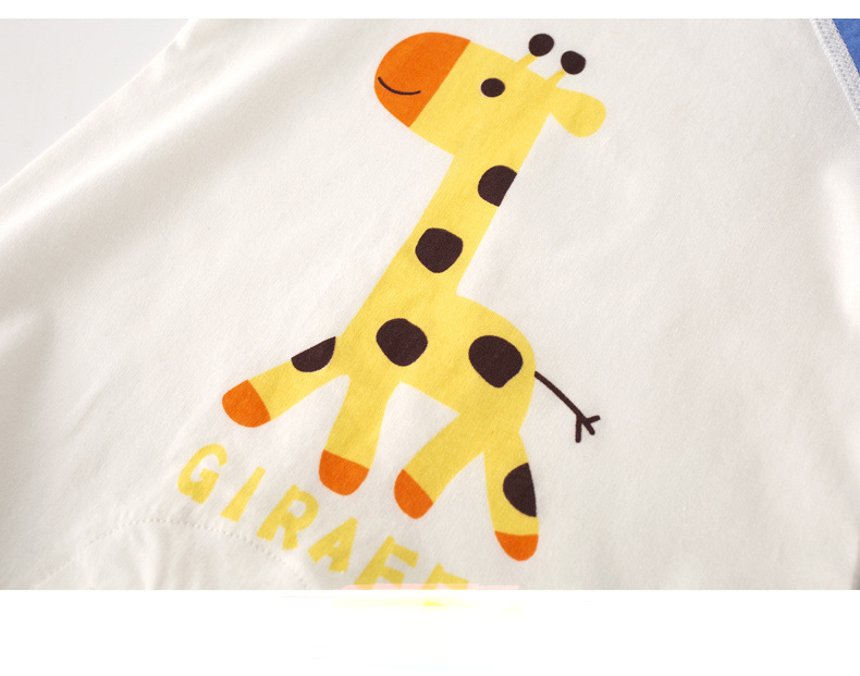 Bộ áo liền quần tay ngắn chất liệu 100% cotton thời trang mùa hè cho bé