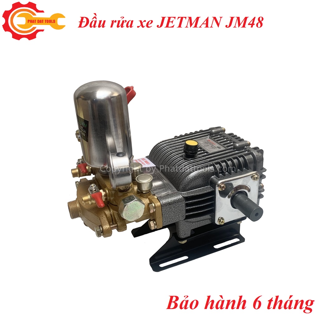 Đầu rửa xe áp lực cao JETMAN JM48 cao cấp-Máy rửa xe đầu rời-Bảo hành 6 tháng