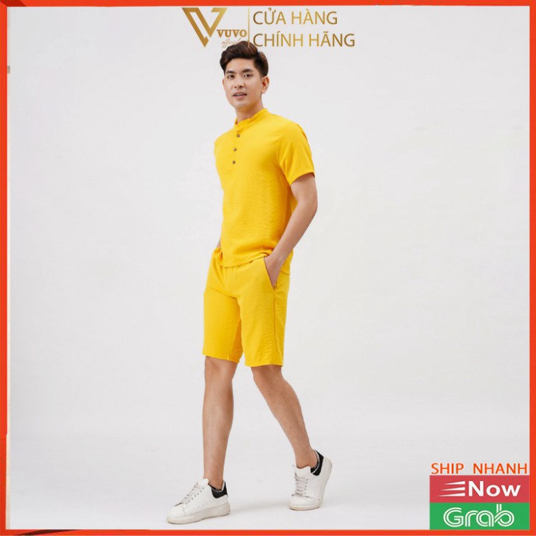 Set Đồ Nam Hàn Quốc Chất Đũi CENTE Đủ Màu Đủ Size Chất Vải Đũi Thái Mềm Mịn Mát | BigBuy360 - bigbuy360.vn