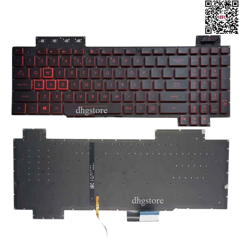 Bàn phím laptop Asus TUF Gaming FX505 FX505GD FX505GE FX505GM FX505DY FX505DV FX505DT Màu Đen Đỏ