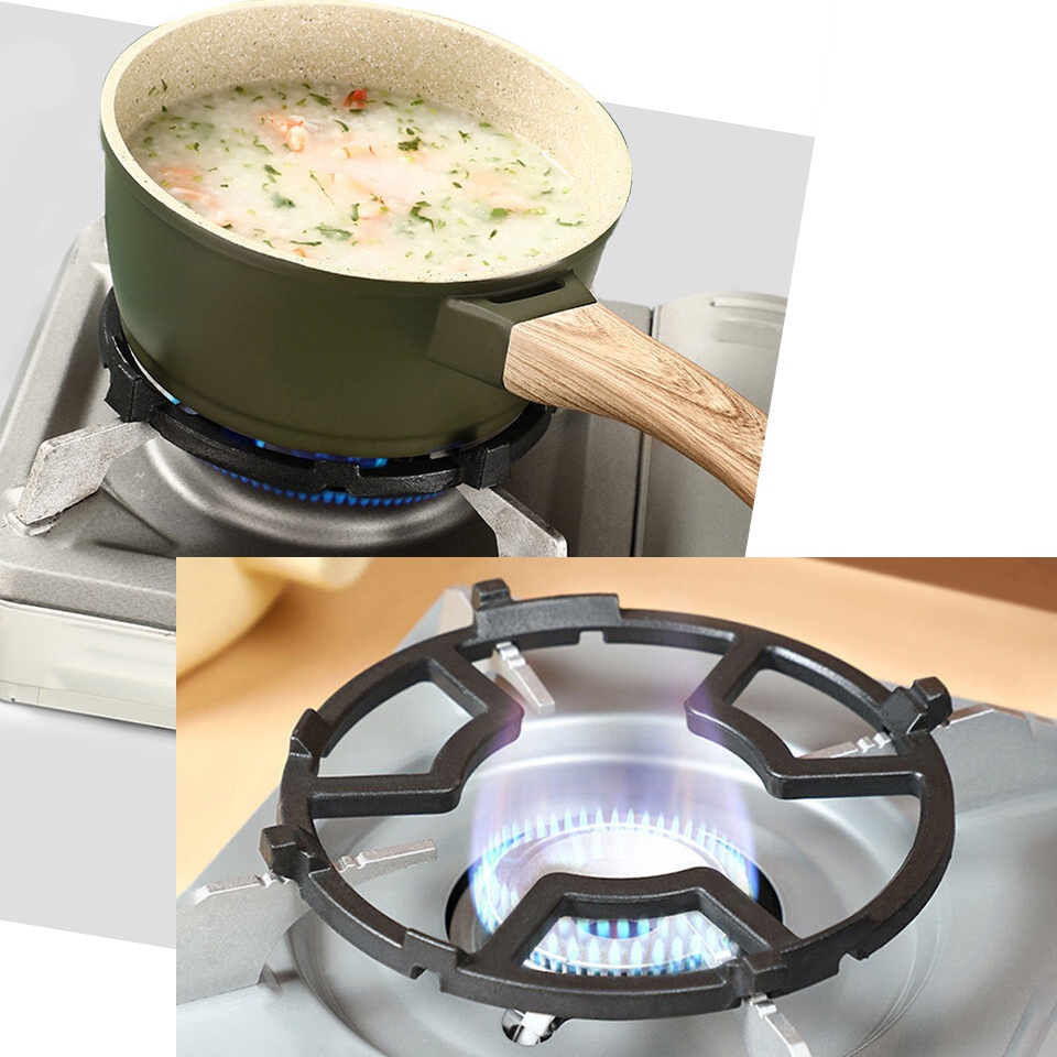 ✅ Giá Đỡ Bếp Gas Đa Năng Chống Xê Dịch Trơn Trượt Nồi Chảo Nhỏ