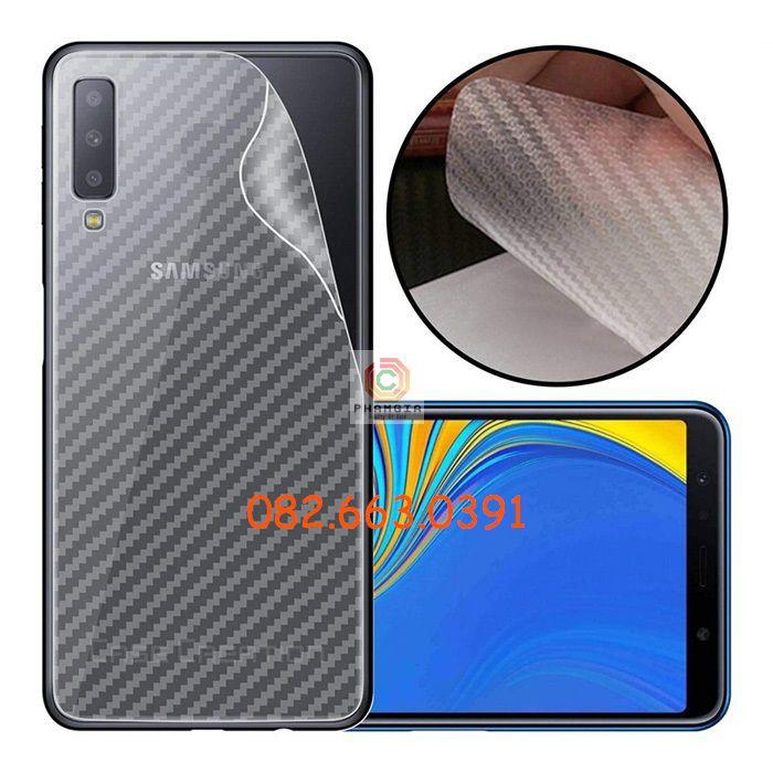 Miếng dán mặt lưng skin carbon Samsung Galaxy A7 2015/ A7 2016/ A7 2017/ A7 2018