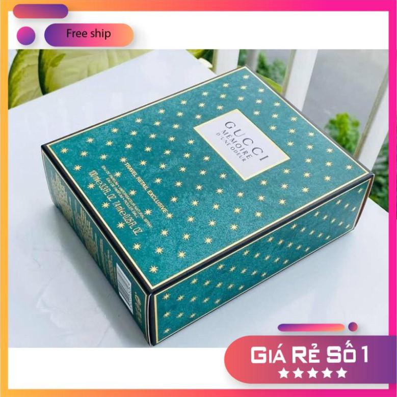 Set nước hoa Gucci Memoire D'une Odeur EDP 2 chai ( 100ml + 7,4ml ) Full Seal ⚜️Hàng Authentic⚜️ | BigBuy360 - bigbuy360.vn