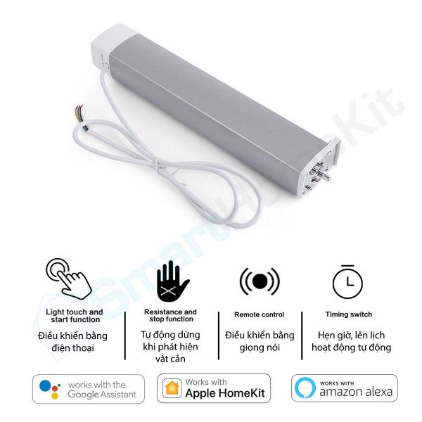 Động cơ rèm điện Aqara - Tương thích HomeKit, kéo tối đa 60kg rèm