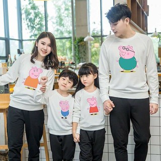 Áo thu đông gia đình hình chibi đủ size