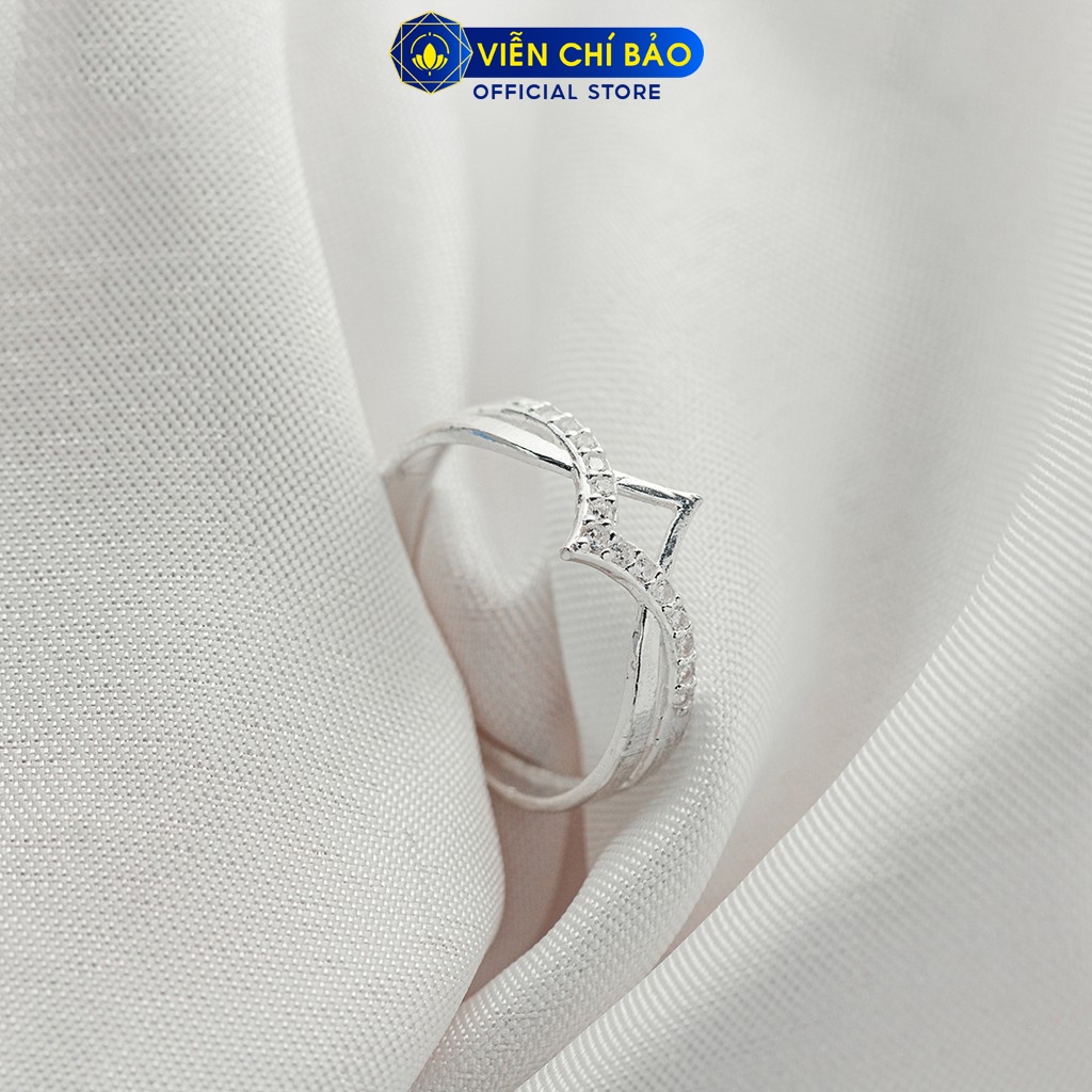 Nhẫn bạc nữ Cute Bow chất liệu bạc 925 thời trang phụ kiện trang sức nữ thương hiệu Viễn Chí Bảo N400513