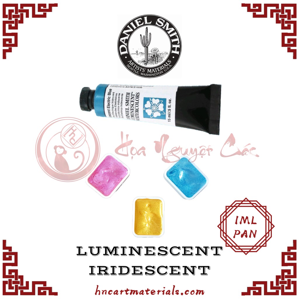 [Daniel Smith] Pocket màu nước Iridescent tự chọn 1ml