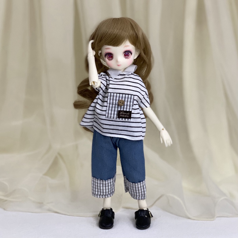 Bộ Quần Áo Và Vớ Xinh Xắn Cho Búp Bê Tỉ Lệ 1/6