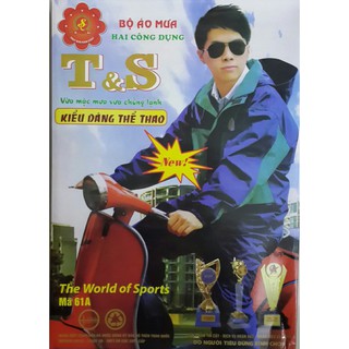 Bộ quần áo mưa 2 công dụng Thủy sơn