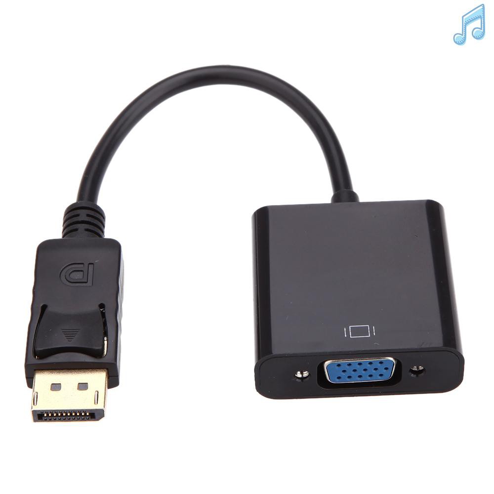 BY Hot-selling 1080p DP DisplayPort Male to VGA Female Converter Adapter Cable