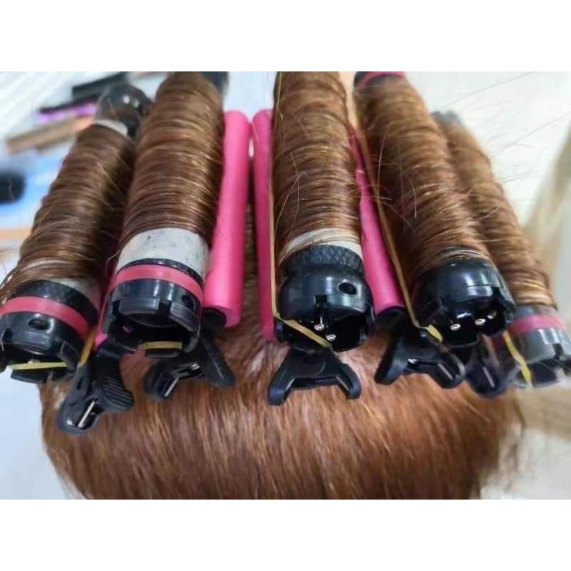 Com bo 12 cái kê trục khi uốn nóng. chống nóng da đầu khi uốn sát chân. kẹp không sun khi gặp nóng