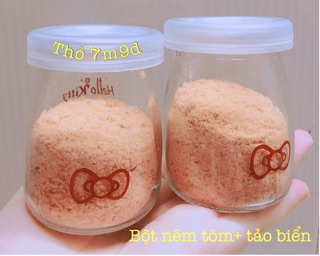 Hạt nêm rong biển tôm cho bé từ 6m