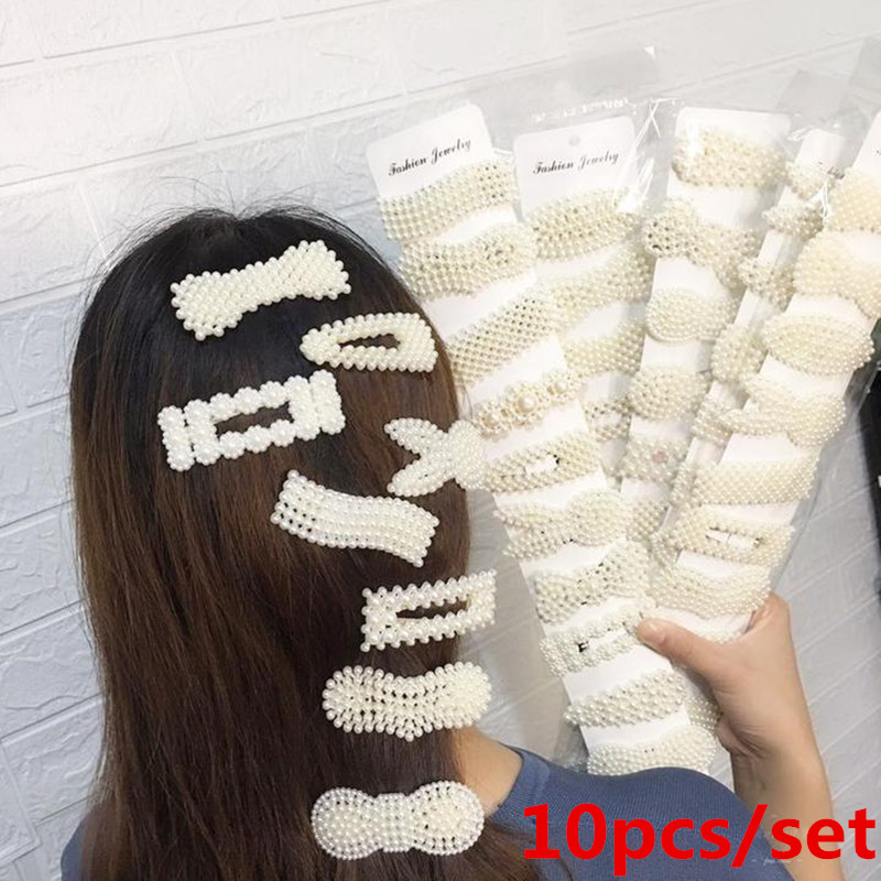 Bộ 10 Kẹp Tóc Đáng Yêu Cho Nữ