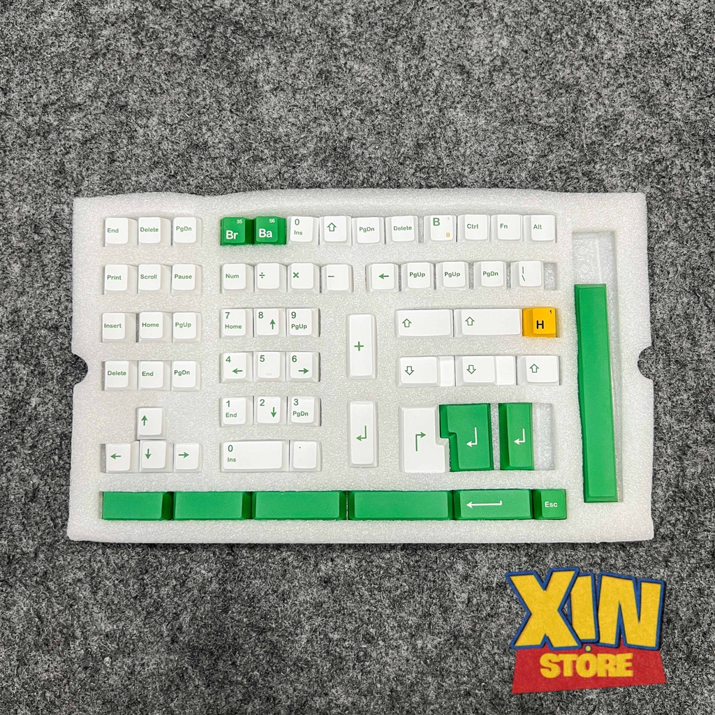 Nút Nhựa Bàn phím Heisenberg nhựa PBT In DYESUB 146 NÚT