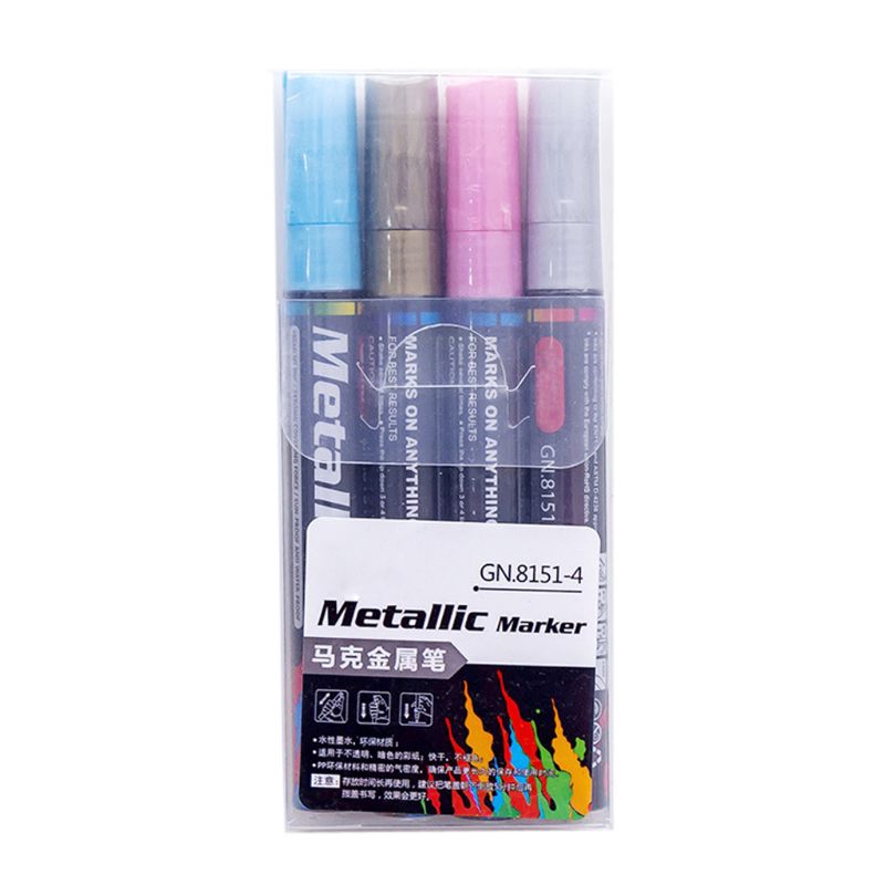 love*4/8/15/20 Colors Acrylic Paint Marker Pen for Album Glass Ceramic Rock Fabric