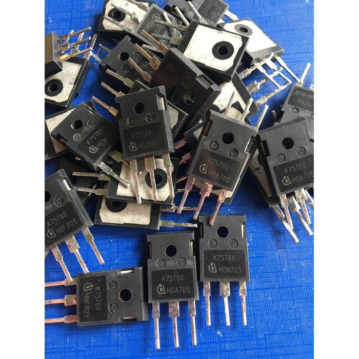 K75T60, K75T60A IGBT 75T60 bóc máy nguyên zin 75A 600V
