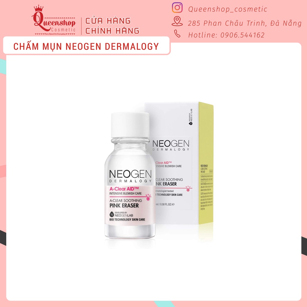 Chấm Mụn 2 Lớp Neogen Dermalogy 15ml A-Clear AID Soothing Pink Eraser