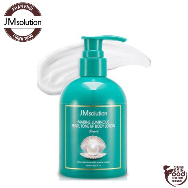 Sữa Dưỡng Trắng Da Toàn Thân Từ Ngọc Trai JMsolution Marine Luminous Pearl Tone Up Body Lotion 200ml
