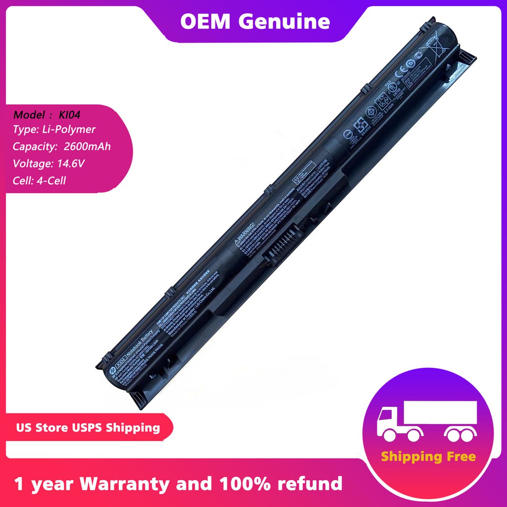 Pin Laptop HP PAVILION 14 (KI04) - Pavilion 14 ab000, 15 ab000, 15 ak000, 17 g000, HSTNN DB6T, HSTNN LB6S