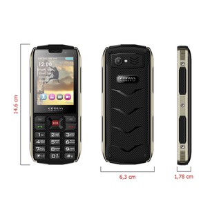ĐIỆN THOẠI MINI SIÊU MỎNG 4 SIM 4 SÓNG SERVO (Black)