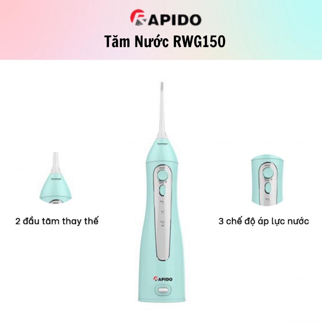 Máy Tăm nước cầm tay Rapido RWG150/RWW300 - Hàng Chính Hãng