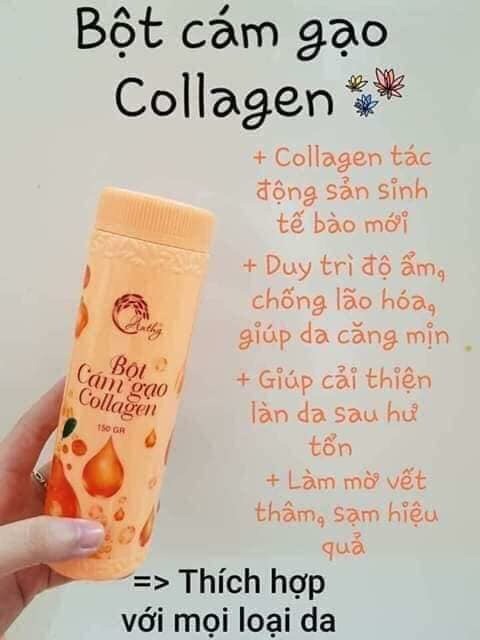 Bột cám gạo collagen